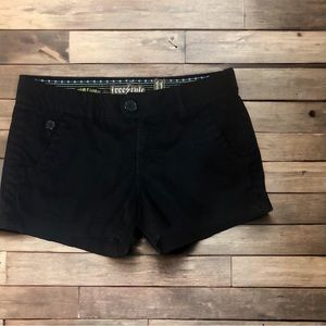 Freestyle Revolution Low Rise Chino Shorts 11 Womens Black Casual